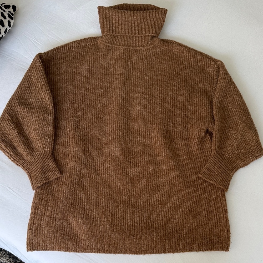 Mango Oversized Turtleneck Knit